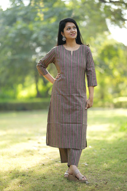 Maya Kurta Pant with Jacket Set