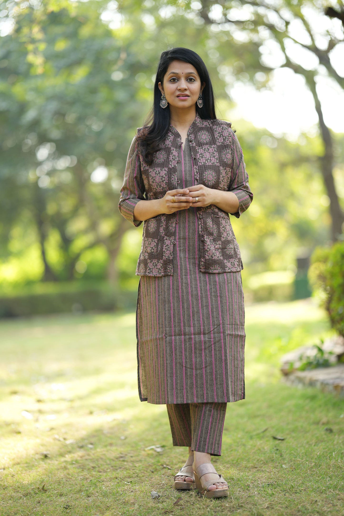 Maya Kurta Pant with Jacket Set