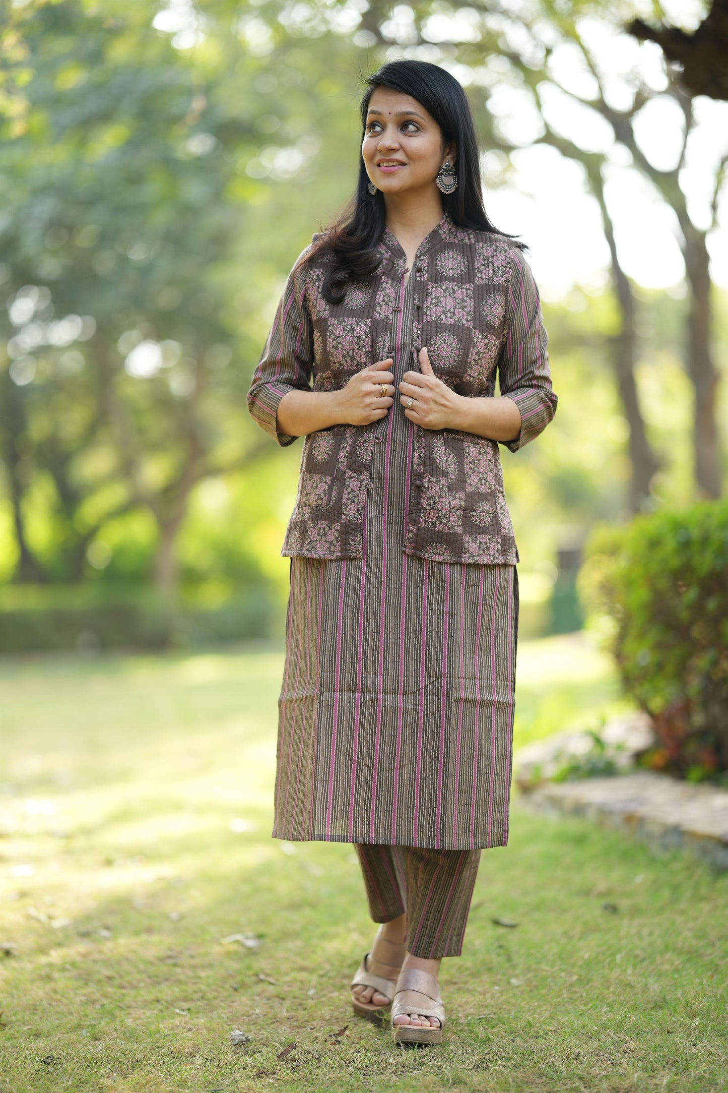 Maya Kurta Pant with Jacket Set