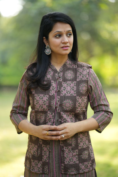 Maya Kurta Pant with Jacket Set