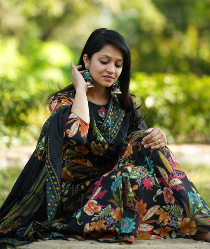 Shaayra Cotton Anarkali Suit Set