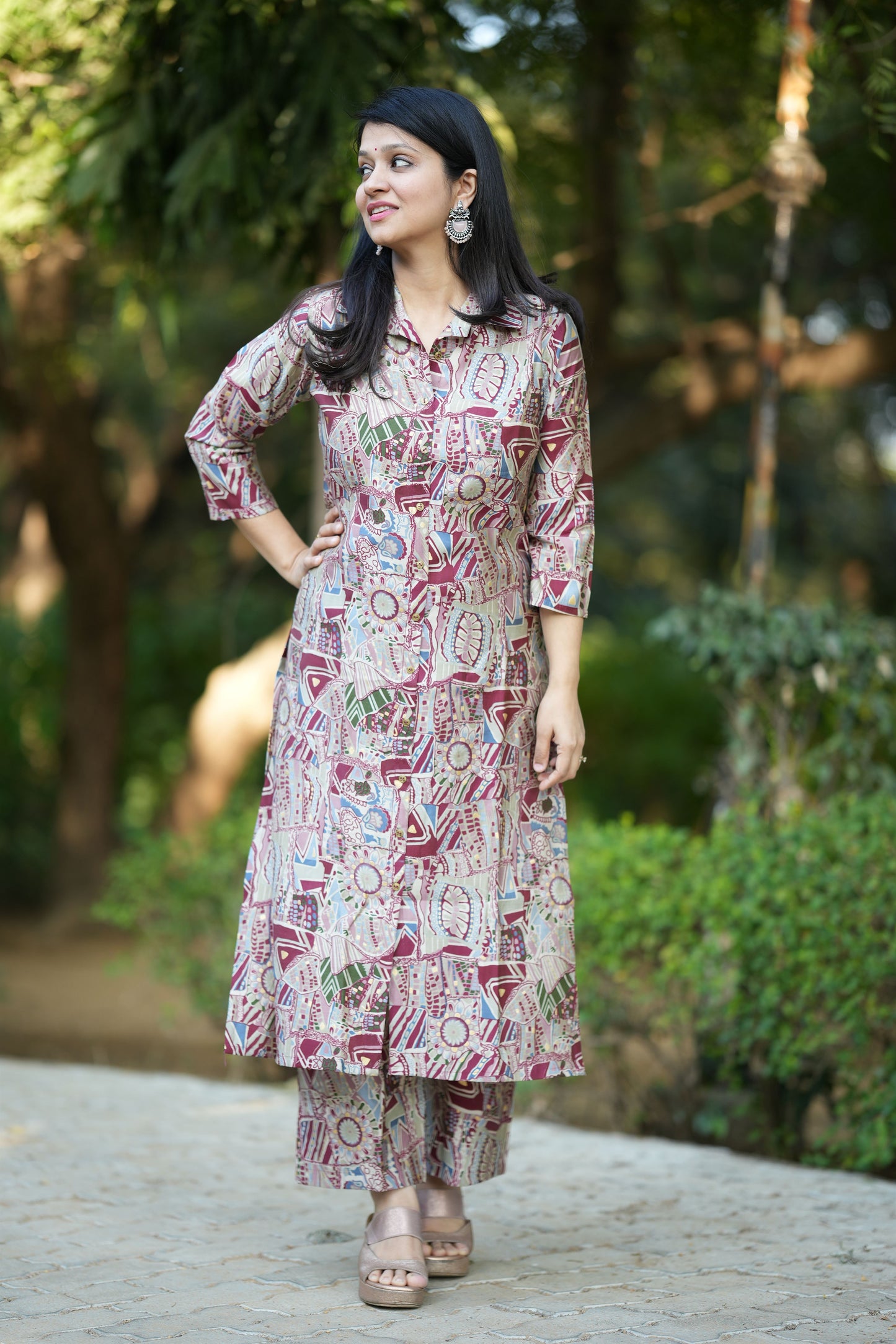 Daisy Muslin Silk Kurta Pant Set
