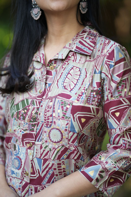 Daisy Muslin Silk Kurta Pant Set