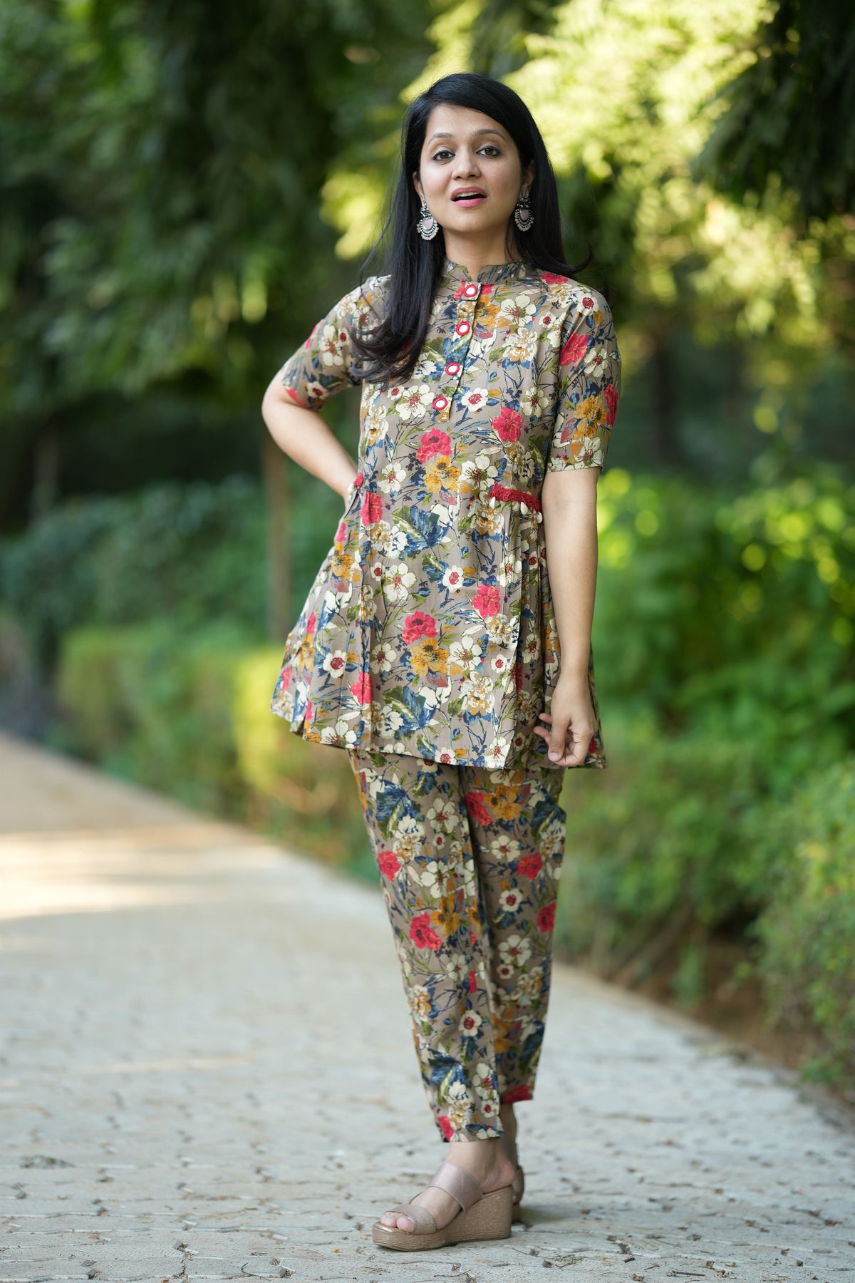 Sigma Muslin Silk Co-ord Set