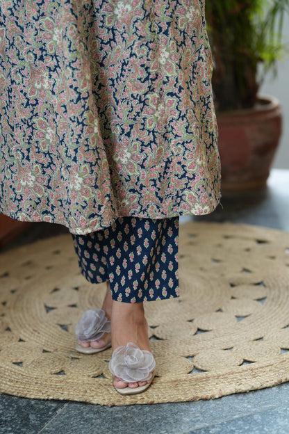 Abha A-Line Cotton Kurta Pant set