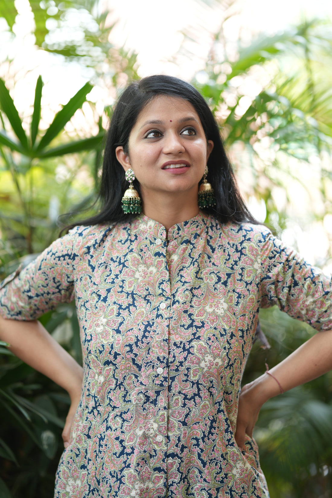 Abha A-Line Cotton Kurta Pant set