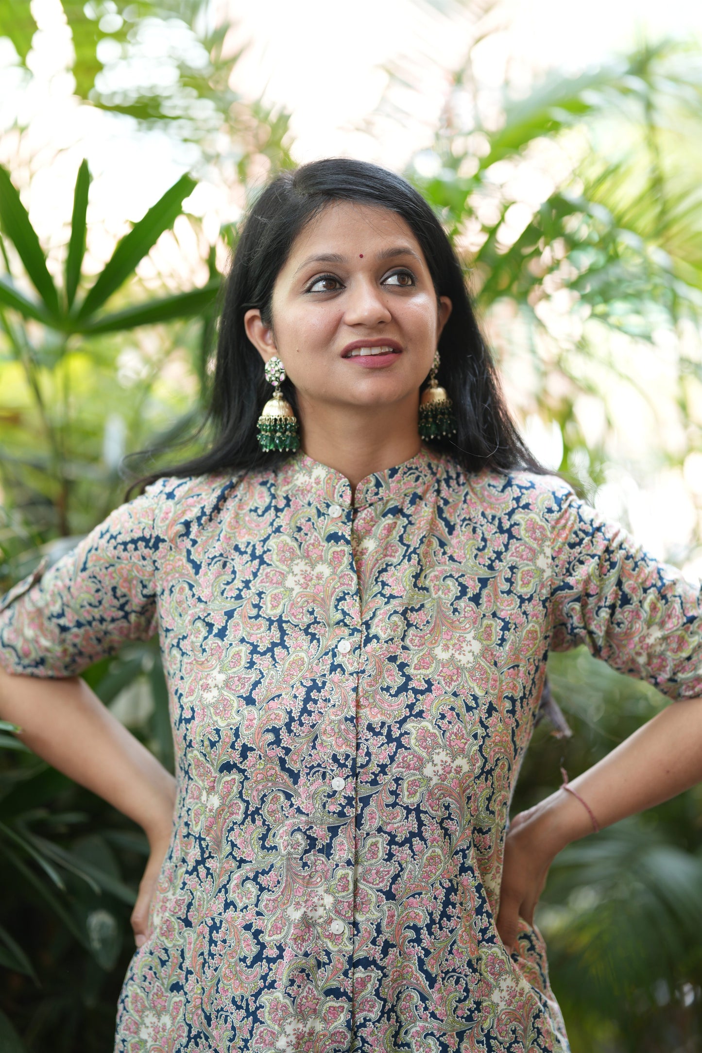 Abha A-Line Cotton Kurta Pant set