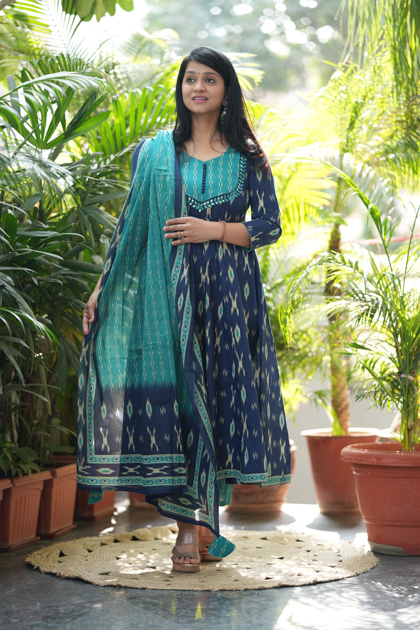 Jalika Cotton Anarkali Suit Set