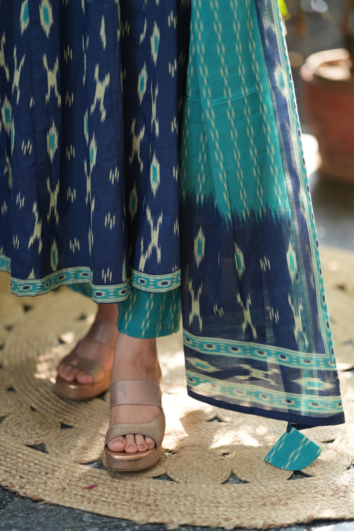 Jalika Cotton Anarkali Suit Set