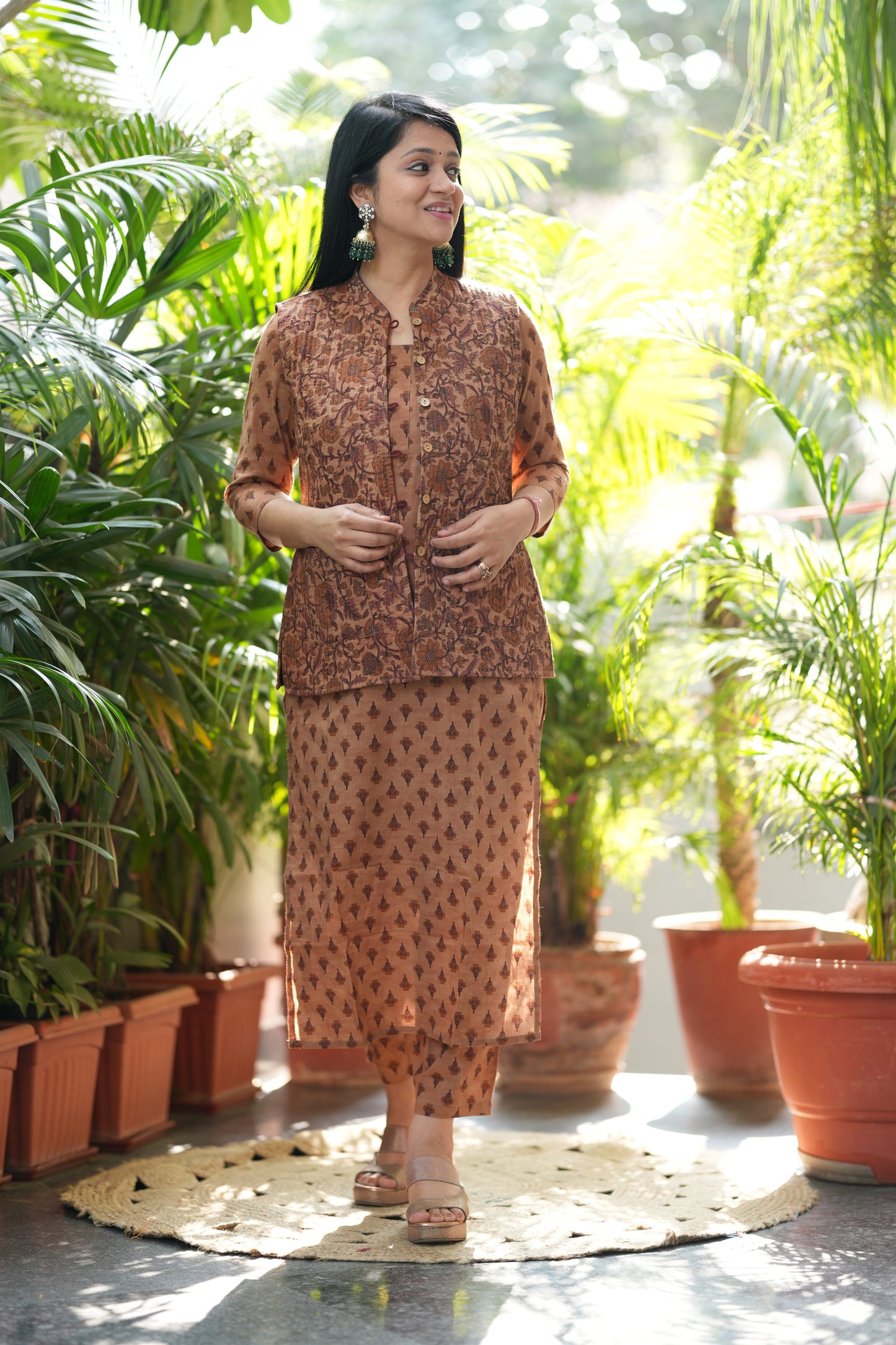 Zuri Kurta Pant with Jacket Set