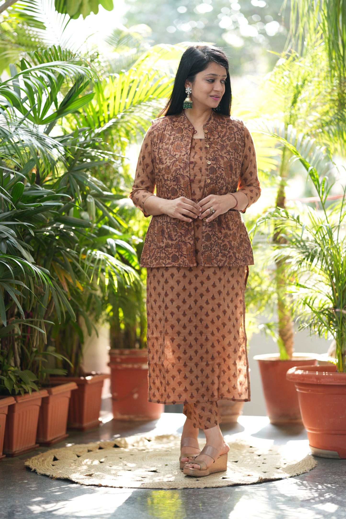 Zuri Kurta Pant with Jacket Set