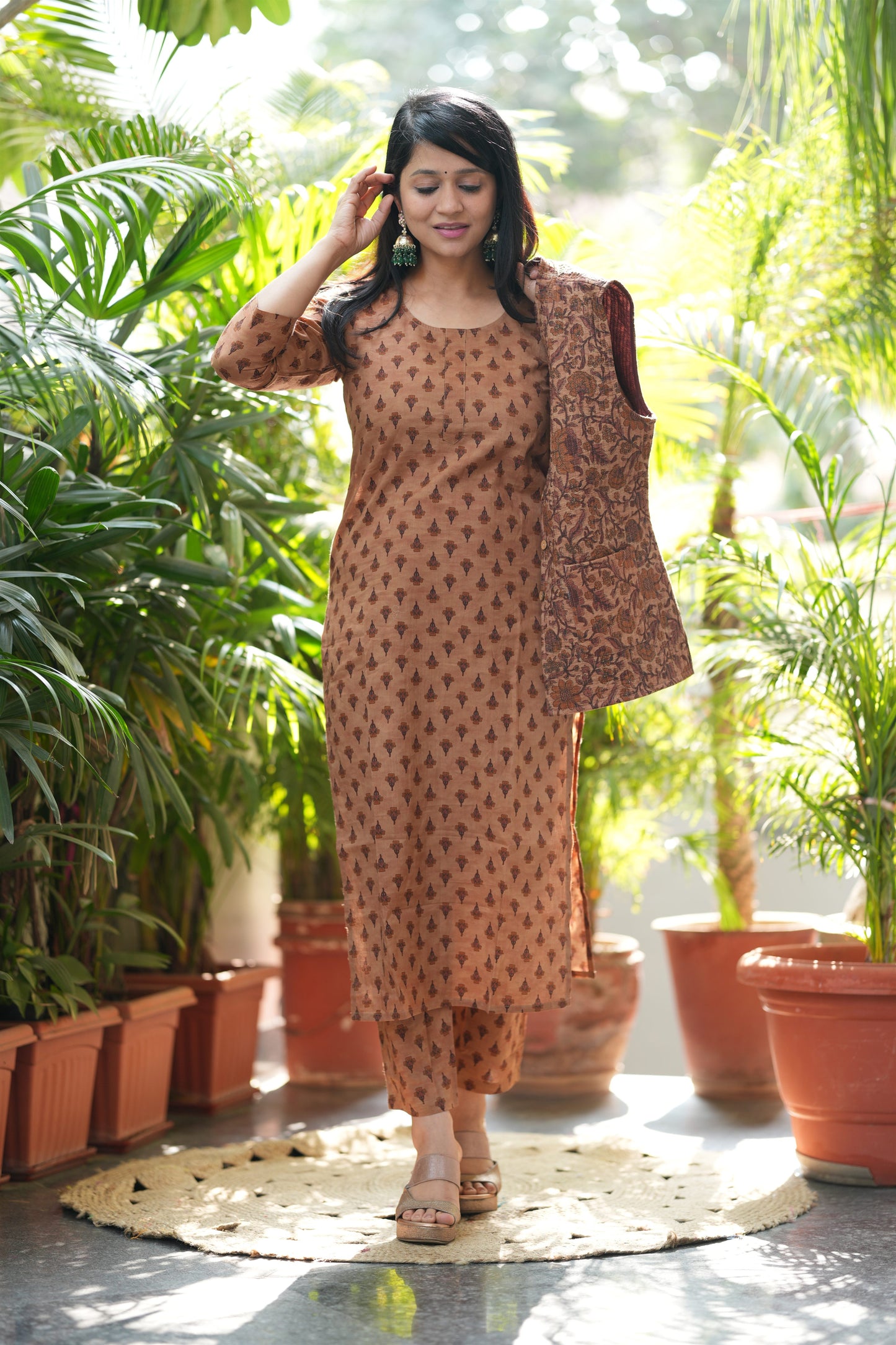 Zuri Kurta Pant with Jacket Set