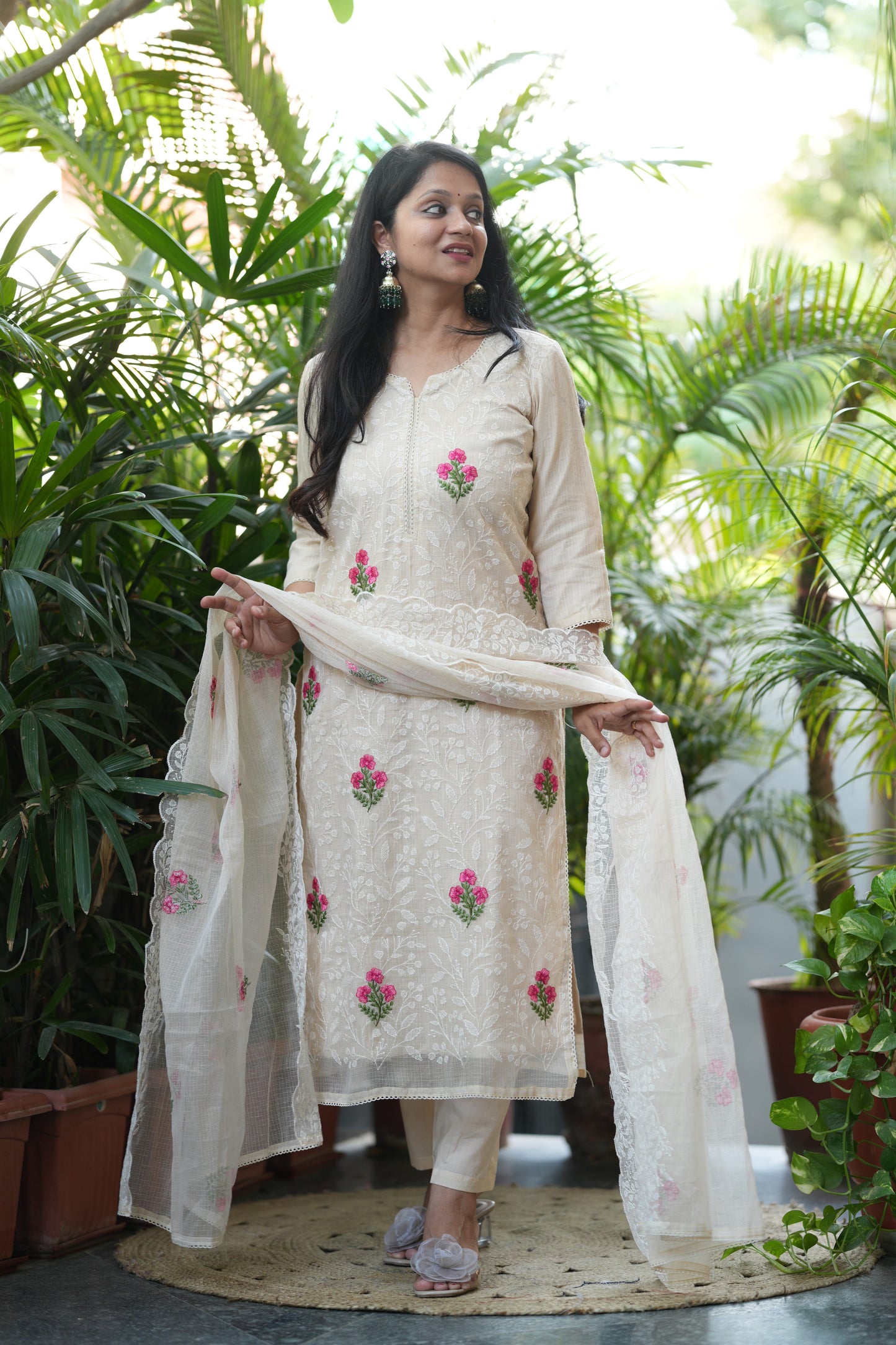 Ivory Signature Kota Doria Suit Set