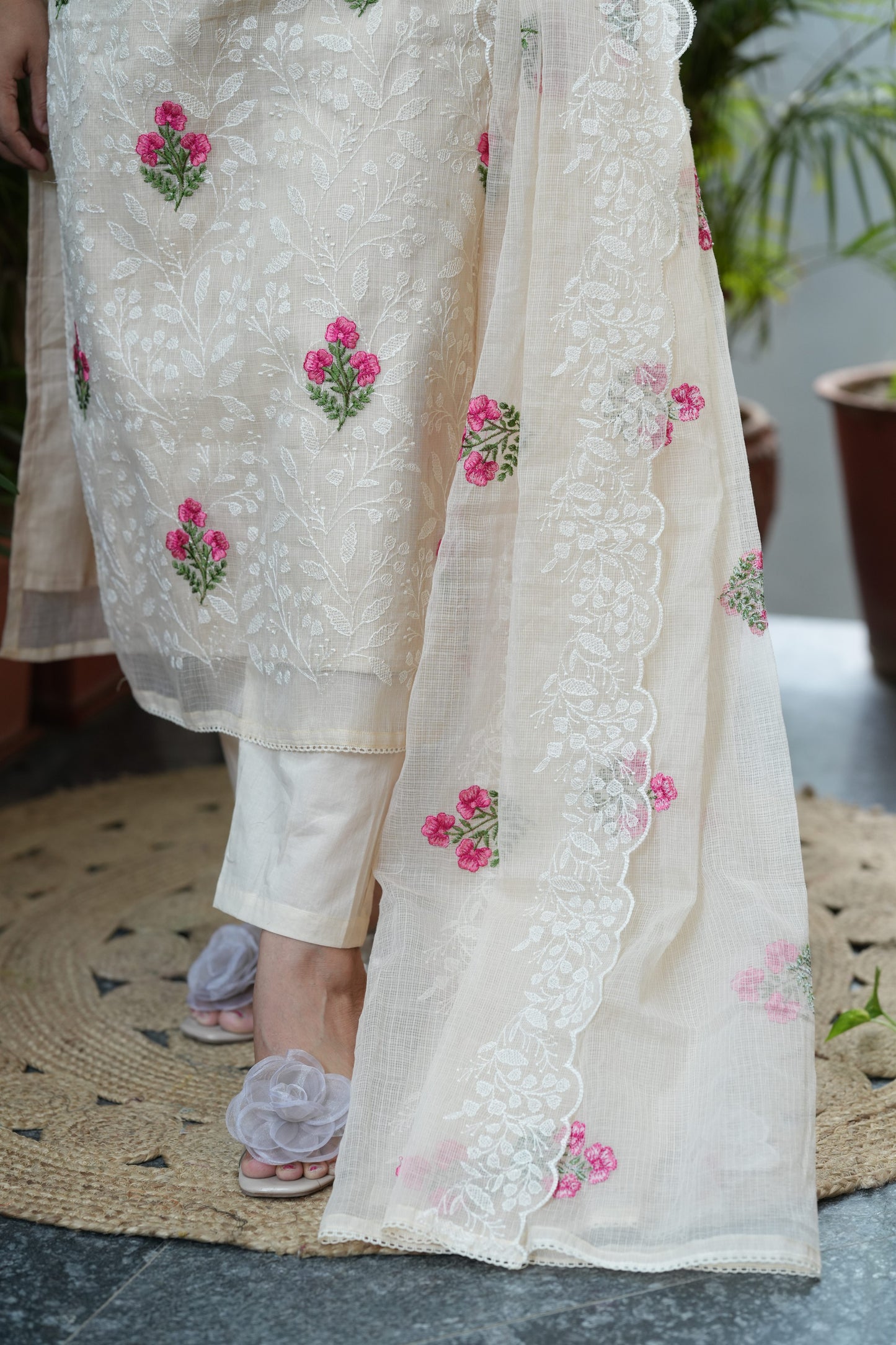 Ivory Signature Kota Doria Suit Set