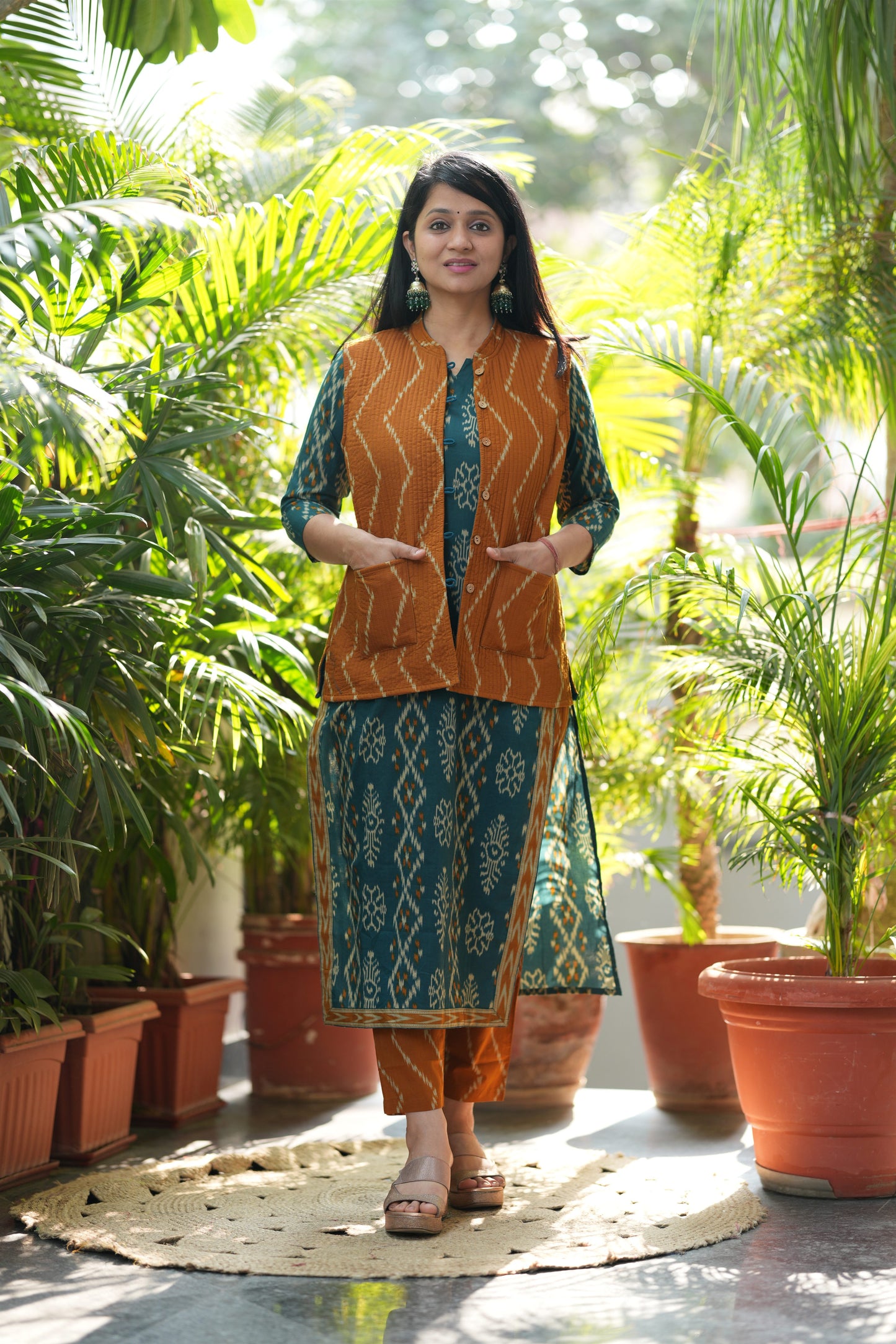 Prisha Kurta Pant with Jacket Set