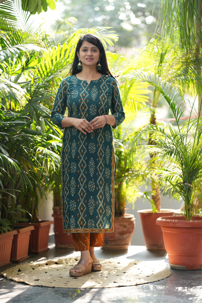 Prisha Kurta Pant with Jacket Set