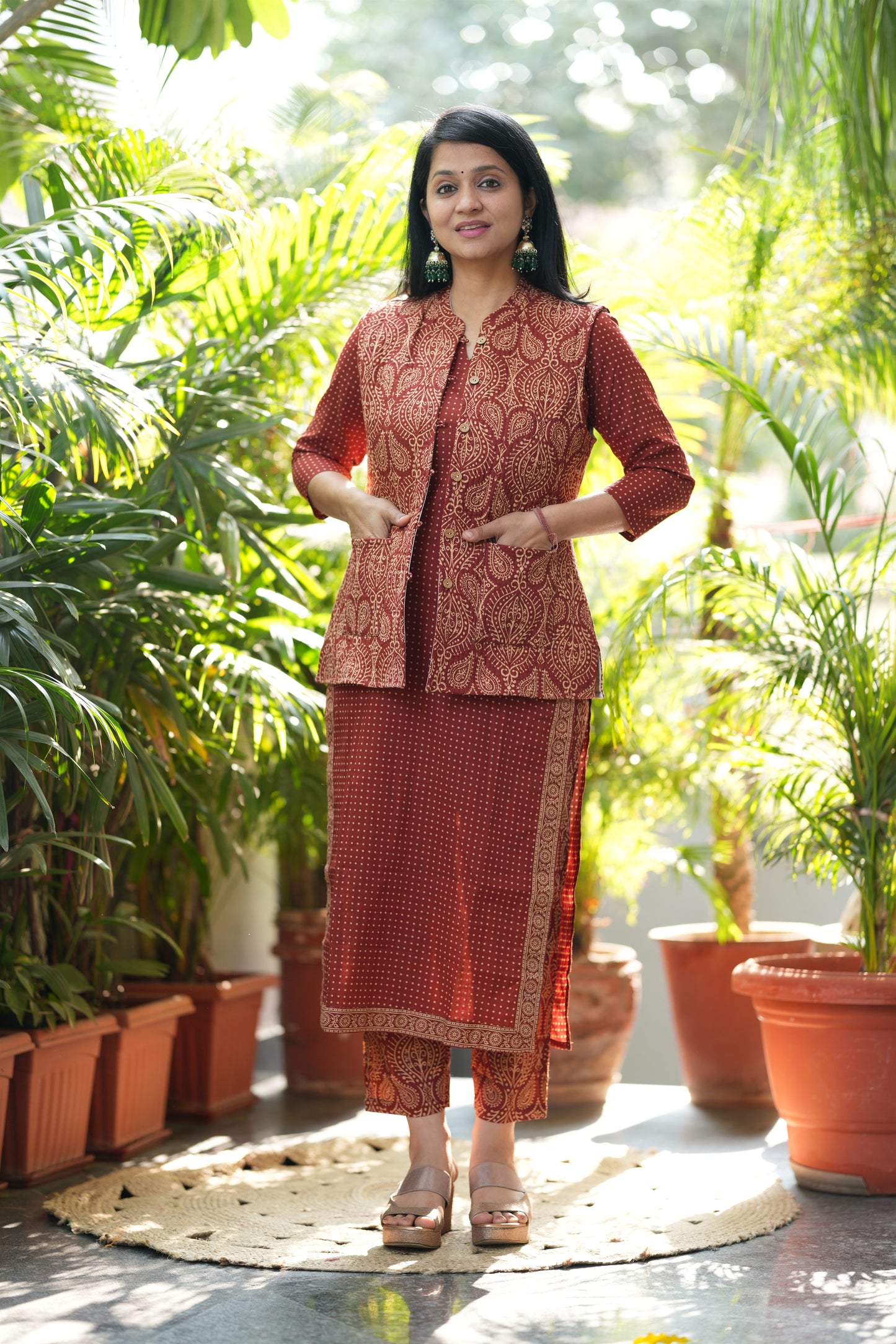 Vaani Kurta Pant with Jacket Set