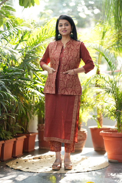 Vaani Kurta Pant with Jacket Set