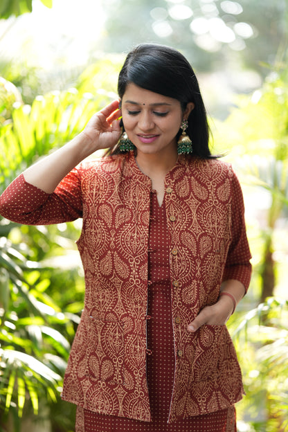 Vaani Kurta Pant with Jacket Set