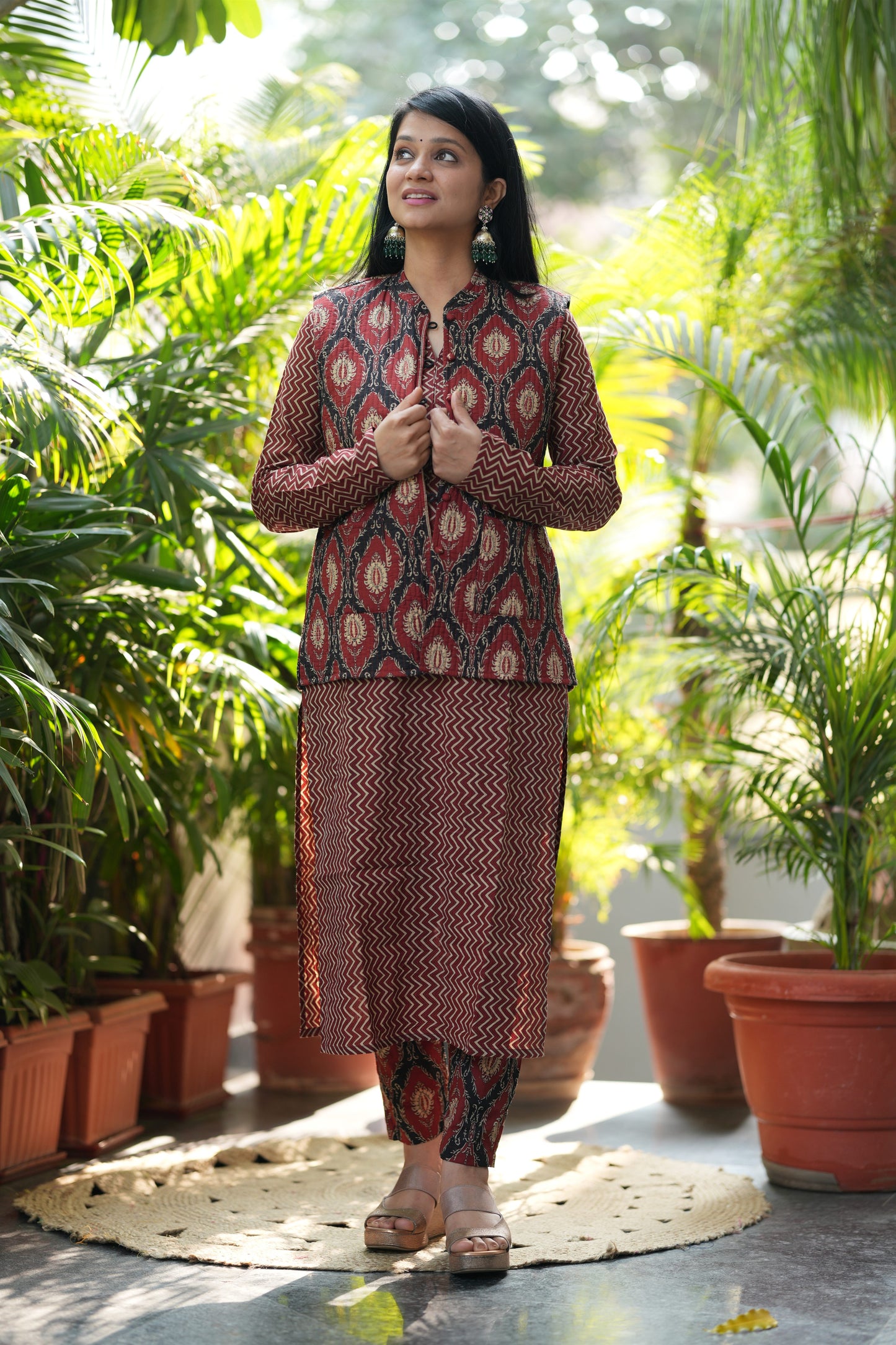 Manvi Kurta Pant with Jacket Set