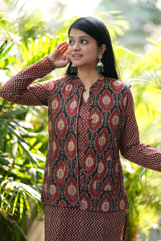 Manvi Kurta Pant with Jacket Set