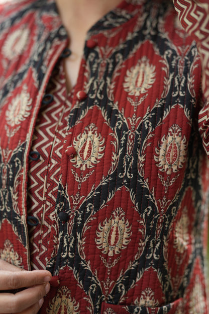 Manvi Kurta Pant with Jacket Set