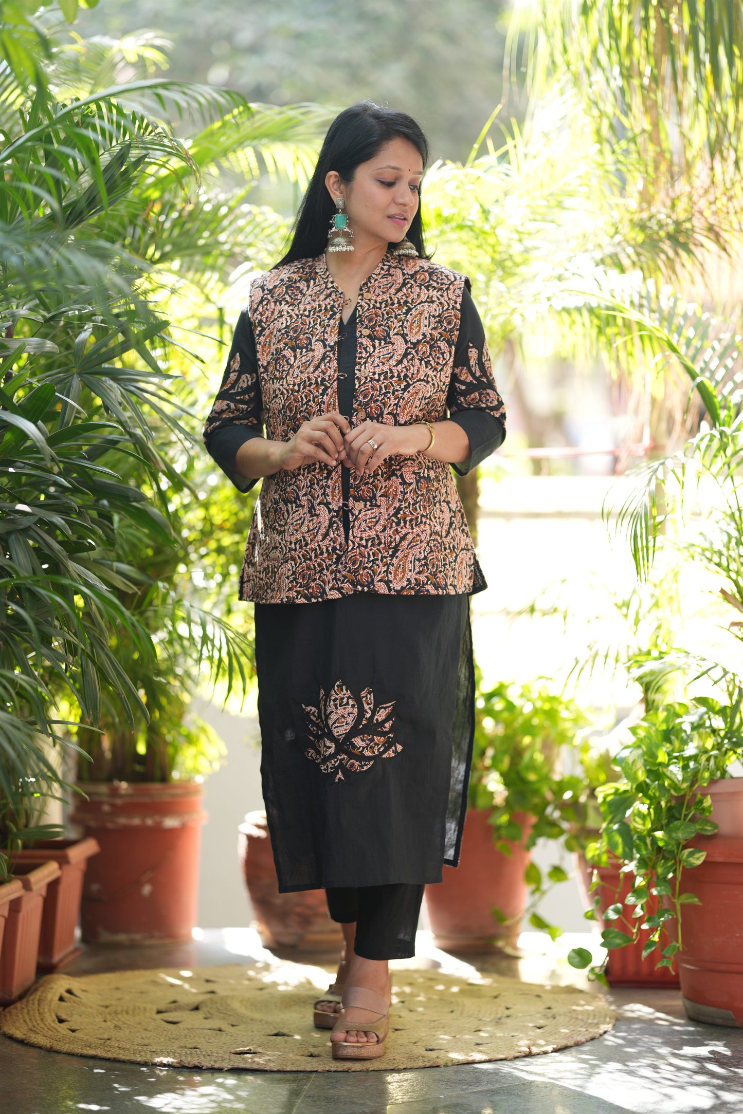 Tara Kurta Pant with Jacket Set
