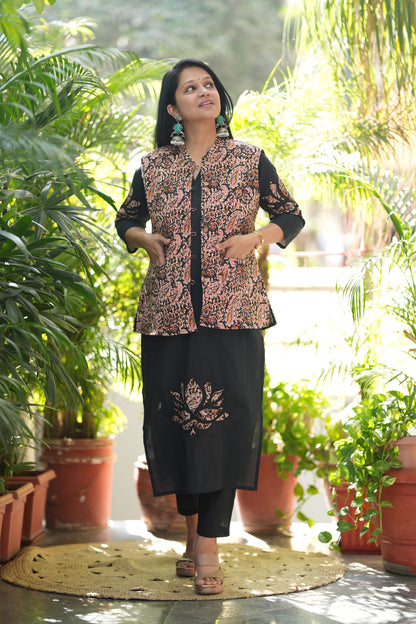 Tara Kurta Pant with Jacket Set