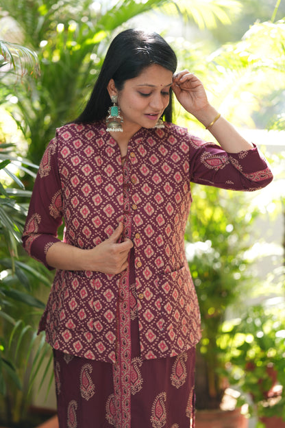 Ruhi Kurta Pant with Jacket Set