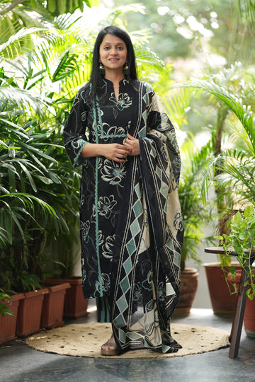 Aqua Aura Cotton Suit Set