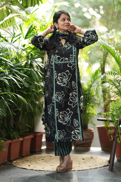 Aqua Aura Cotton Suit Set