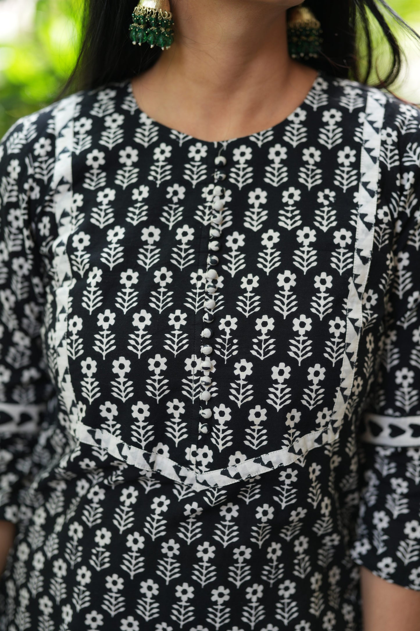 Sootra Cotton Hand Block Suit Set