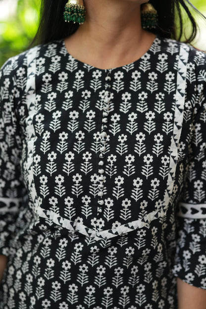 Sootra Cotton Hand Block Suit Set