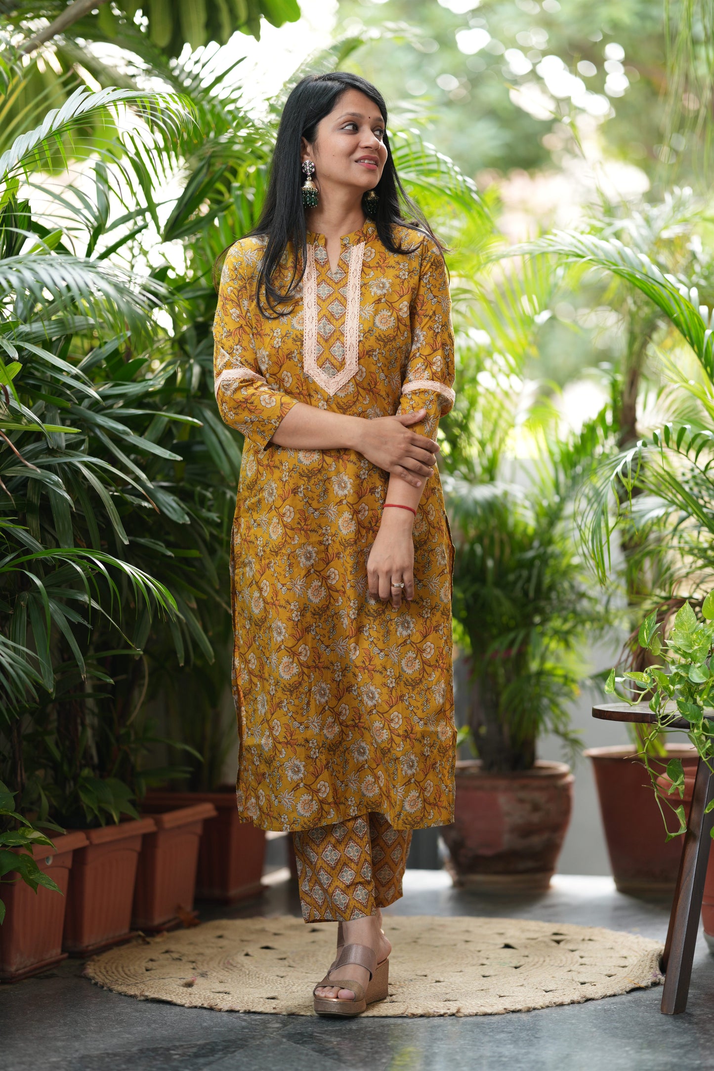Maani Cotton Kurta Pant Set