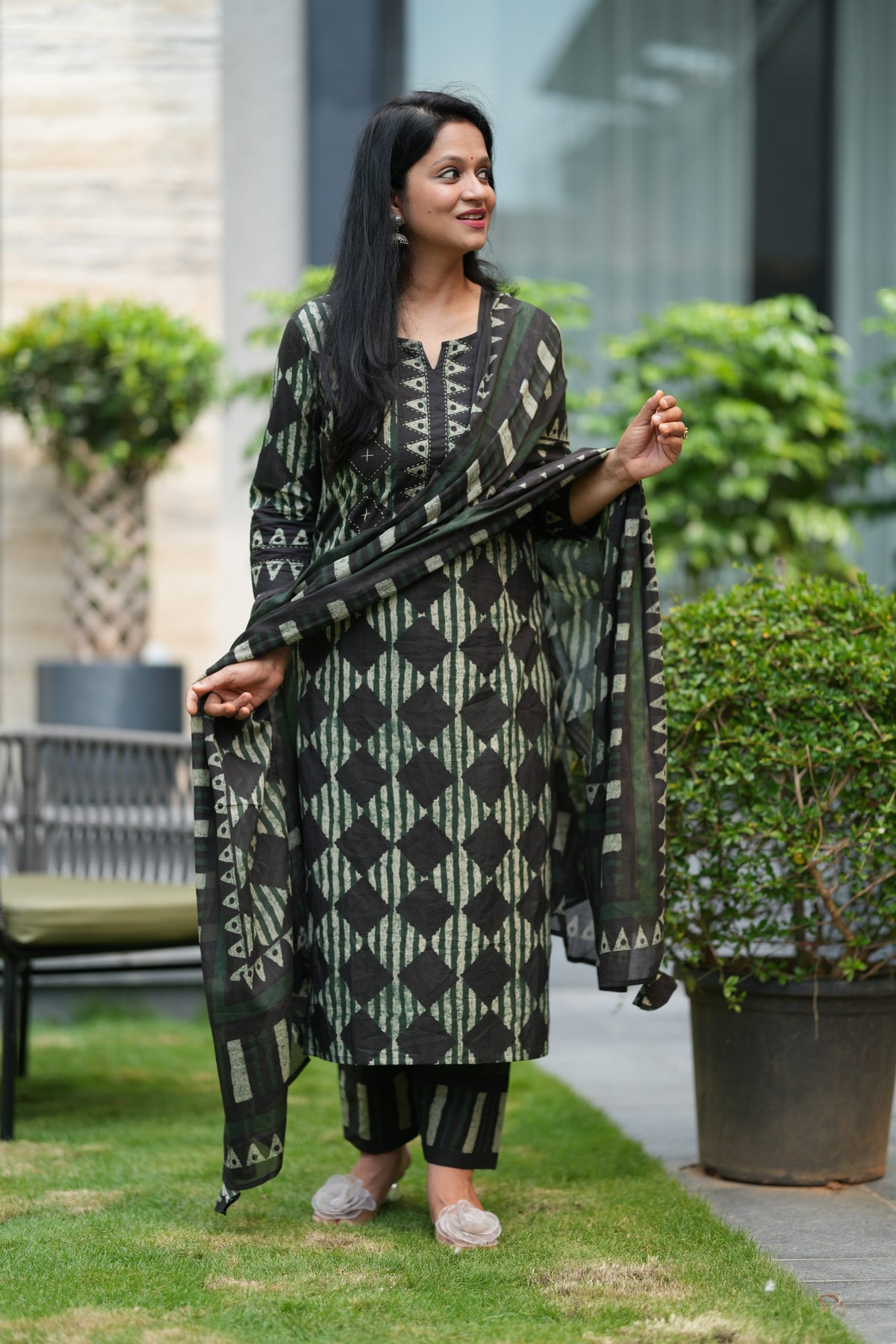 Taarika Katha Cotton Suit Set