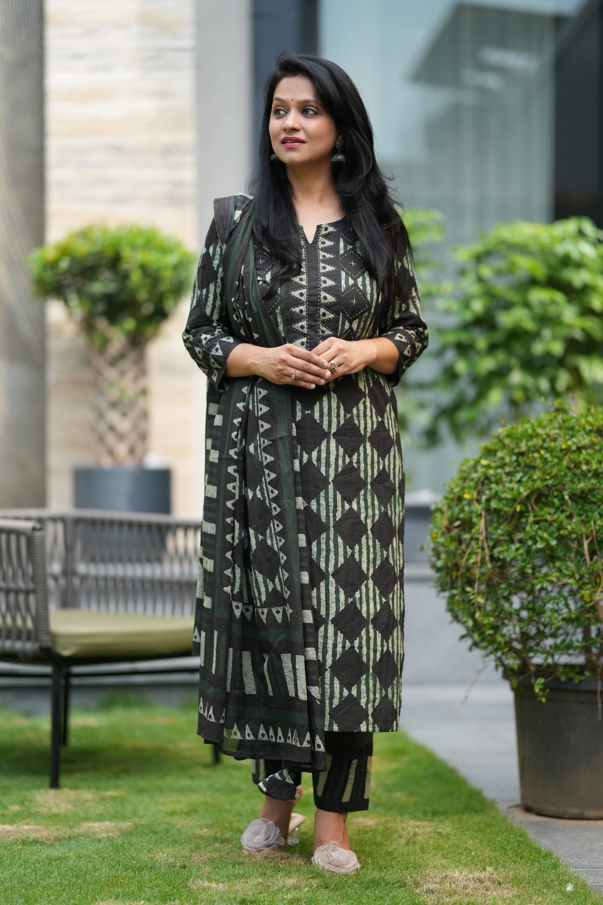 Taarika Katha Cotton Suit Set