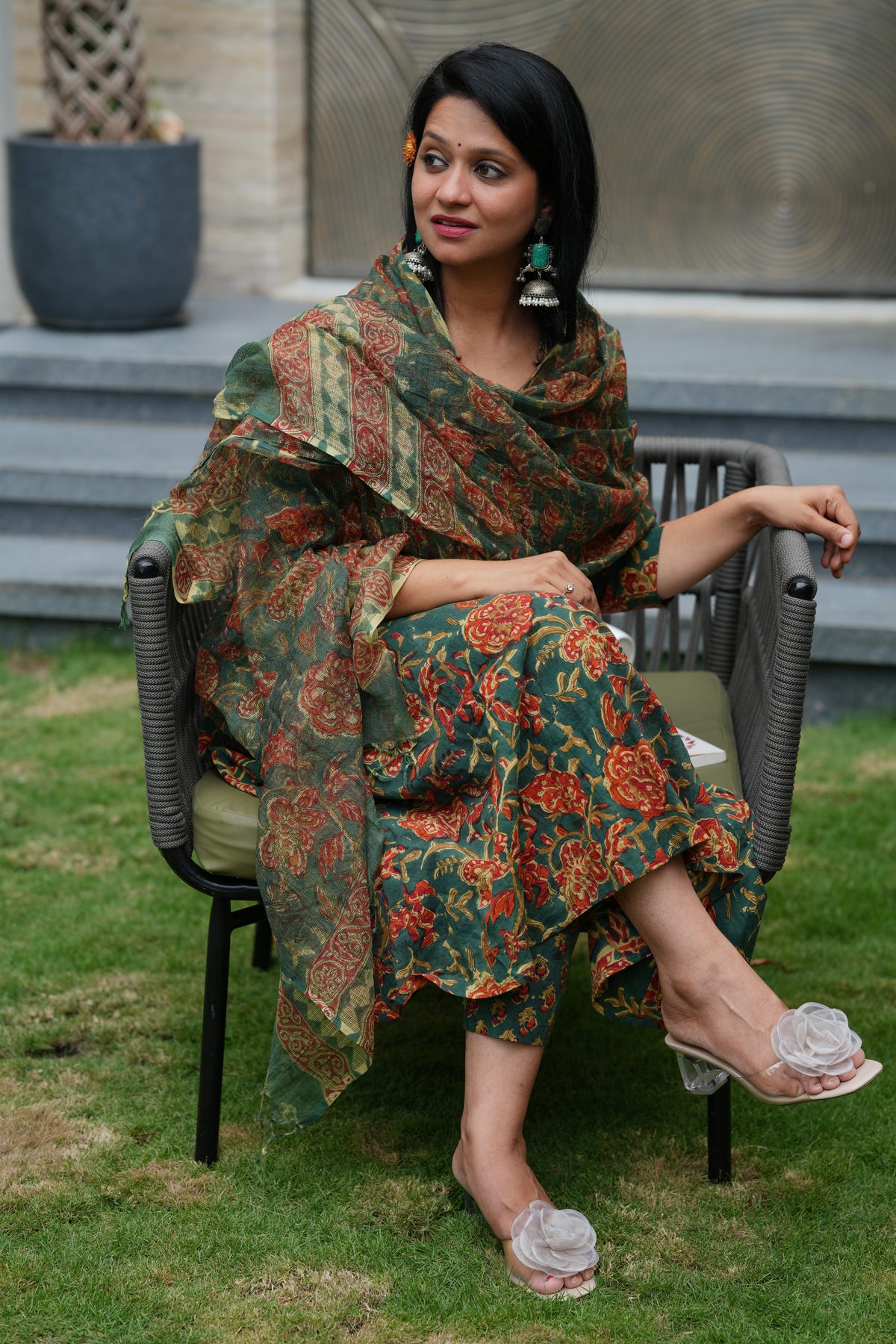 Aranya Handblock Cotton Suit Set