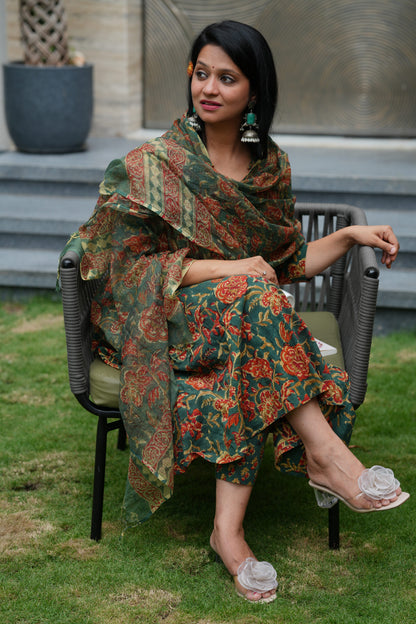 Aranya Handblock Cotton Suit Set