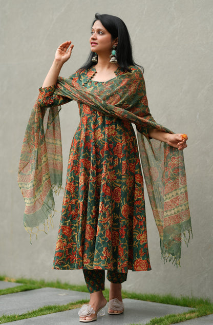 Aranya Handblock Cotton Suit Set