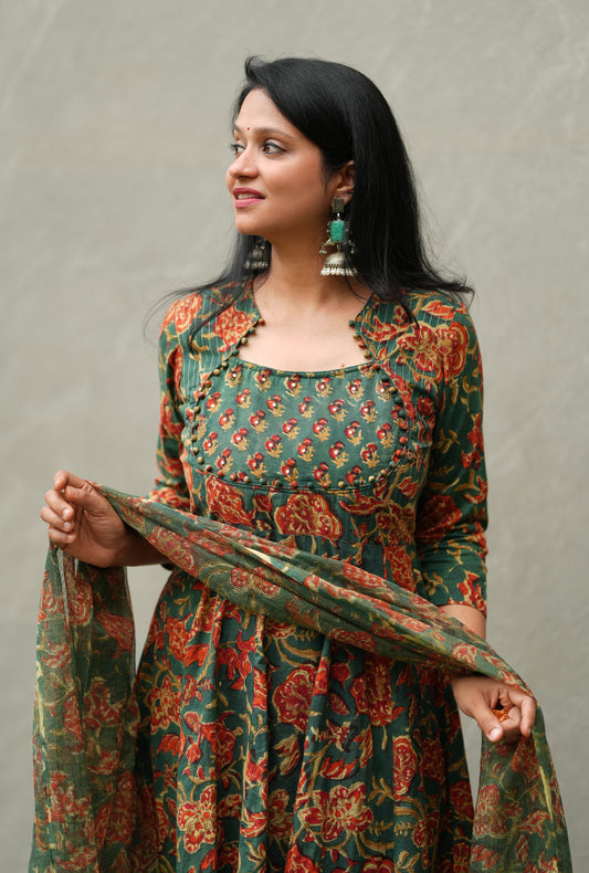 Aranya Handblock Cotton Suit Set