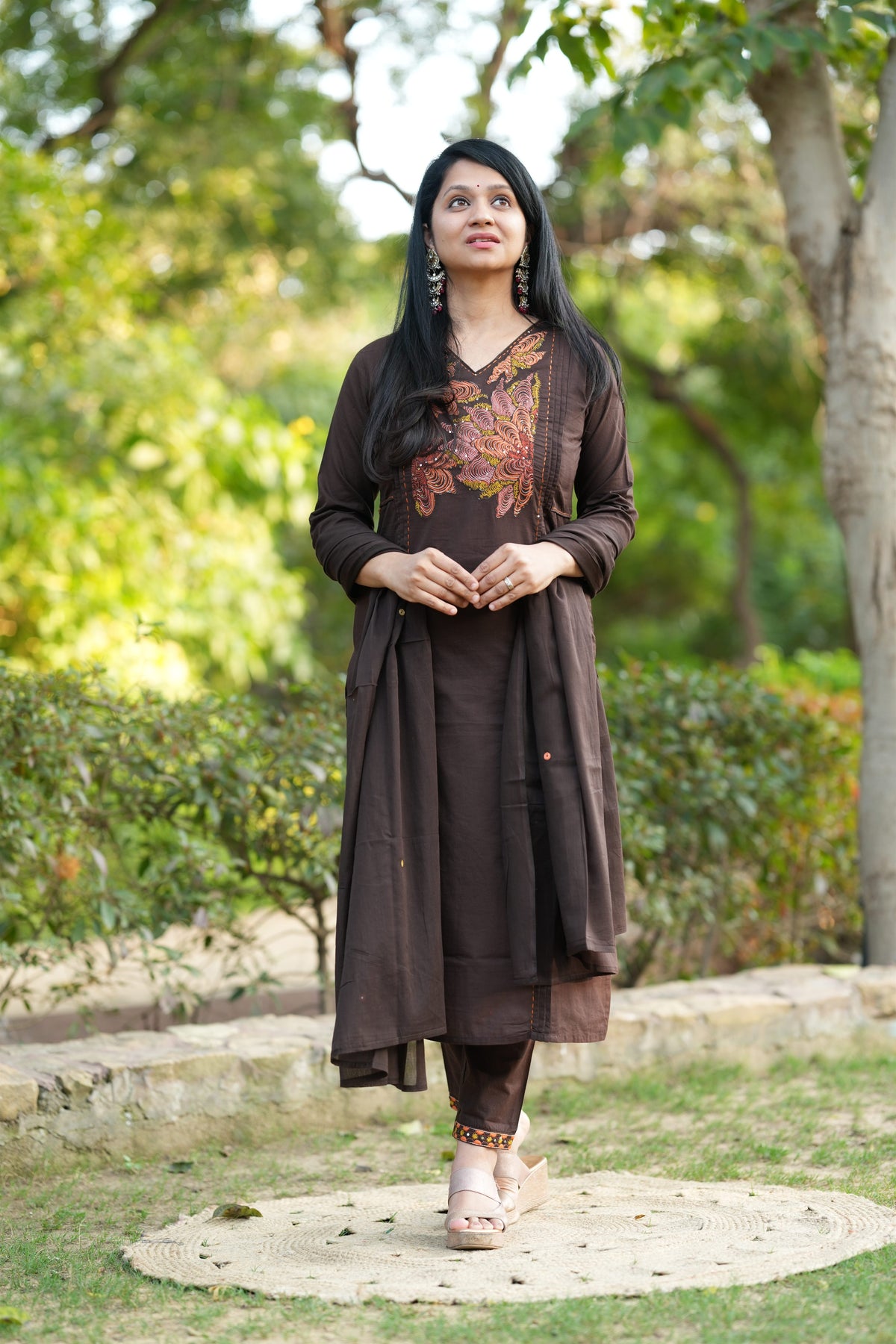 Madhavi Designer Cotton Suit Set