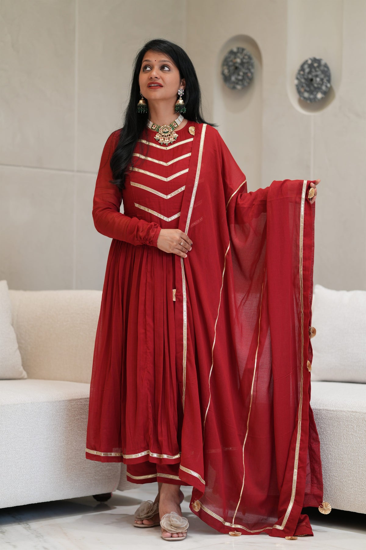 Mehrunissa Anarkali Suit Set