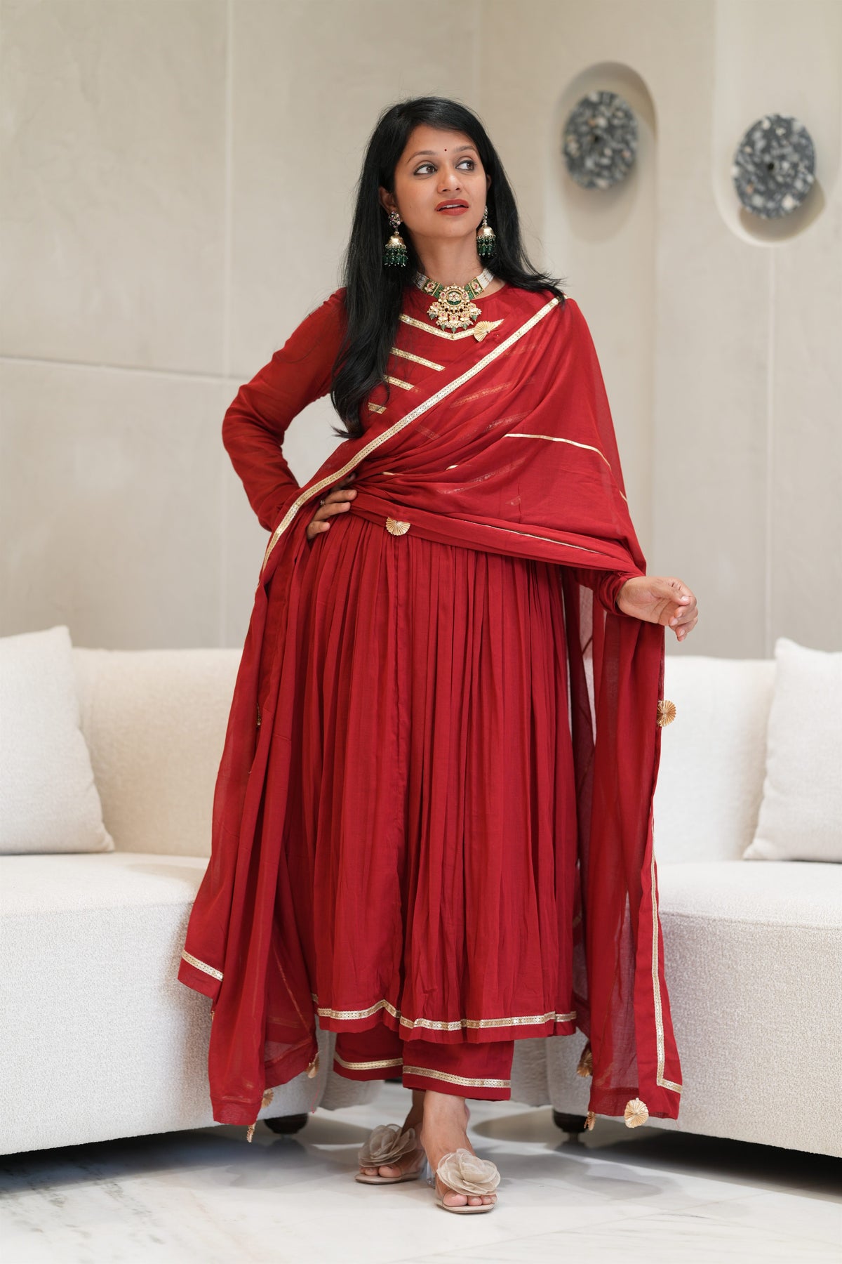 Mehrunissa Anarkali Suit Set