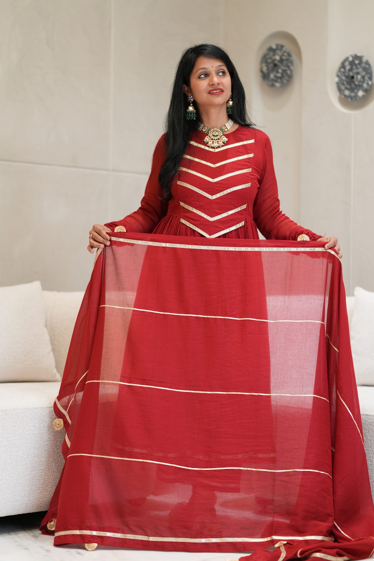 Mehrunissa Anarkali Suit Set