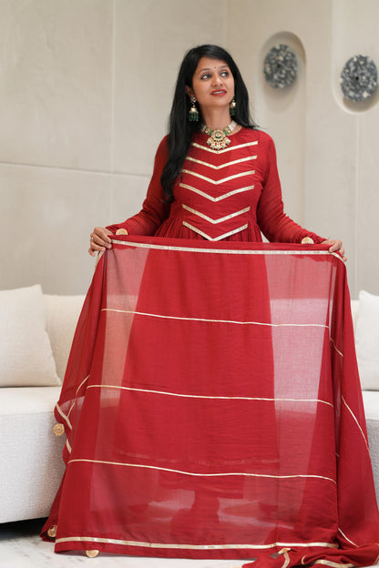 Mehrunissa Anarkali Suit Set