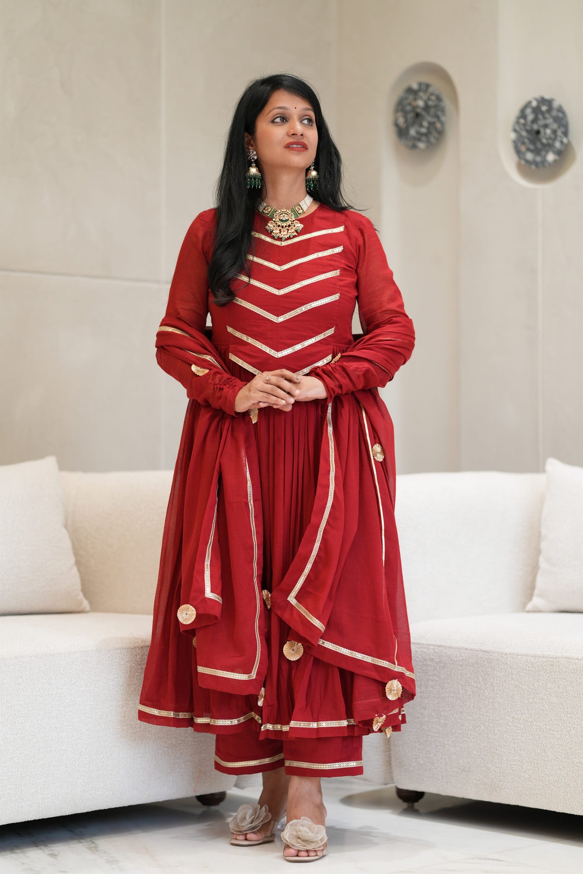 Mehrunissa Anarkali Suit Set