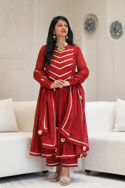 Mehrunissa Anarkali Suit Set