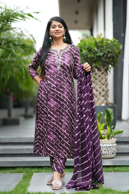 Jamuni Sawan Lehar Cotton Suit Set