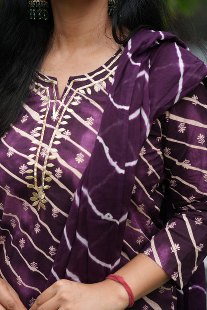 Jamuni Sawan Lehar Cotton Suit Set