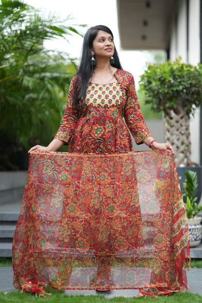 Lavanya Handblock Cotton Suit Set